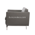 Modern Gaia High-Arm Leather Lounge Stull Replica